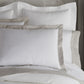 Mandalay Cuff Sham Linen on Bed