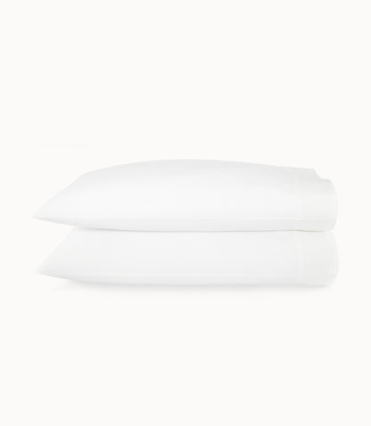 Mandalay Cuff Percale Pillowcases White