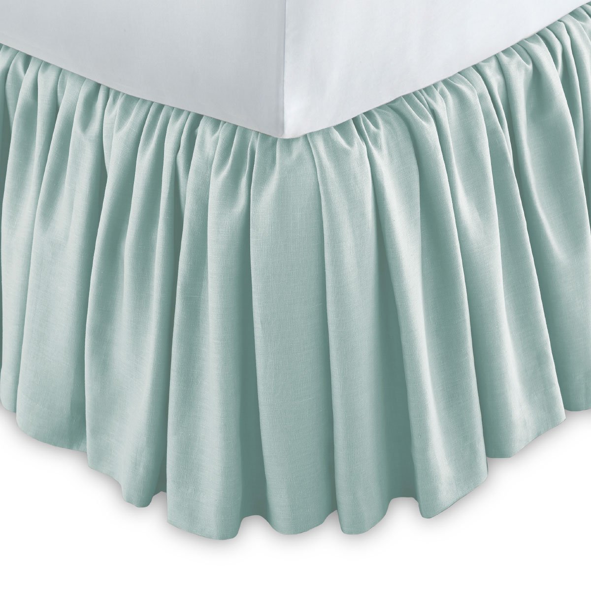 Mandalay Ruffled Bedskirt Lagoon