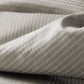 Matteo Plaid Decorative Pillow Pewter Bolster Bedding Detail