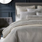 Matteo plaid Pewter bedding styled in bedroom
