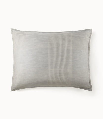 Matteo plaid Pewter pillow sham