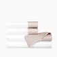 Modern Cuff Sateen Sheet Set Nude