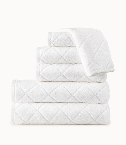 Nantucket Sculpted Towels Set White
