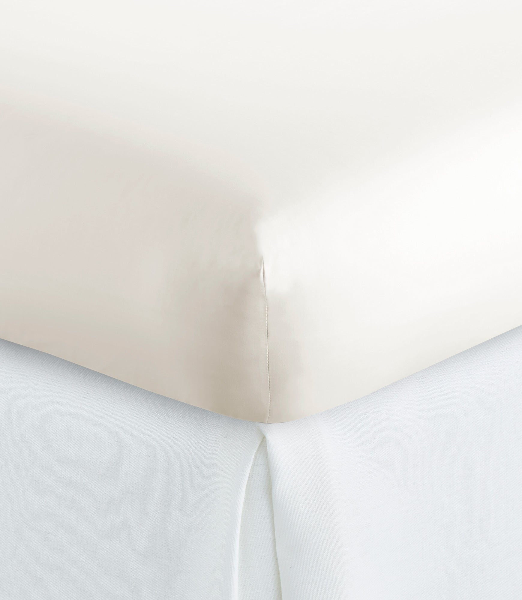 Nile Egyptian Cotton Fitted Sheet Pearl