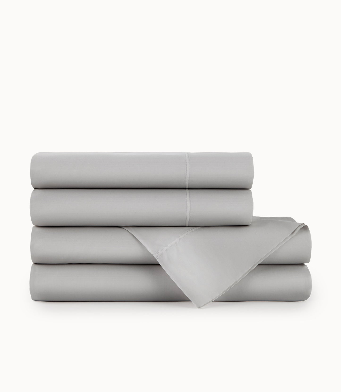 Nile Egyptian Cotton Sheet Set Light Gray