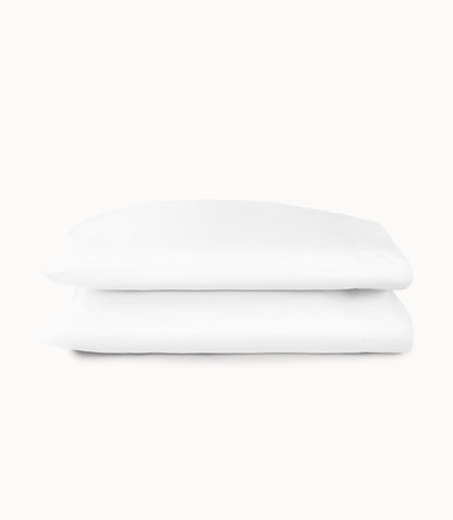 Fern Cuff Percale Pillowcases White