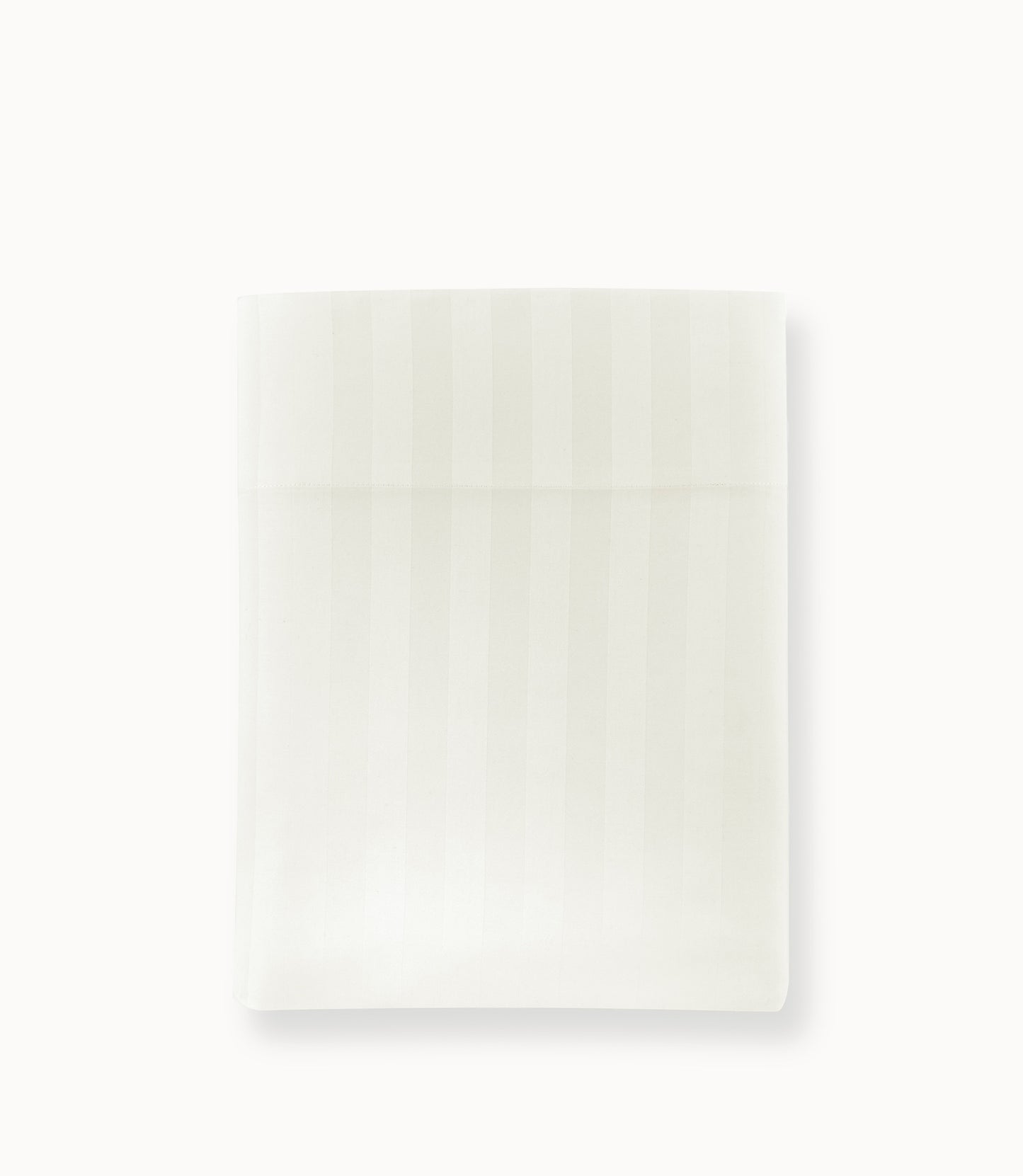 Soprano Stripe Sateen Flat Sheet Ivory