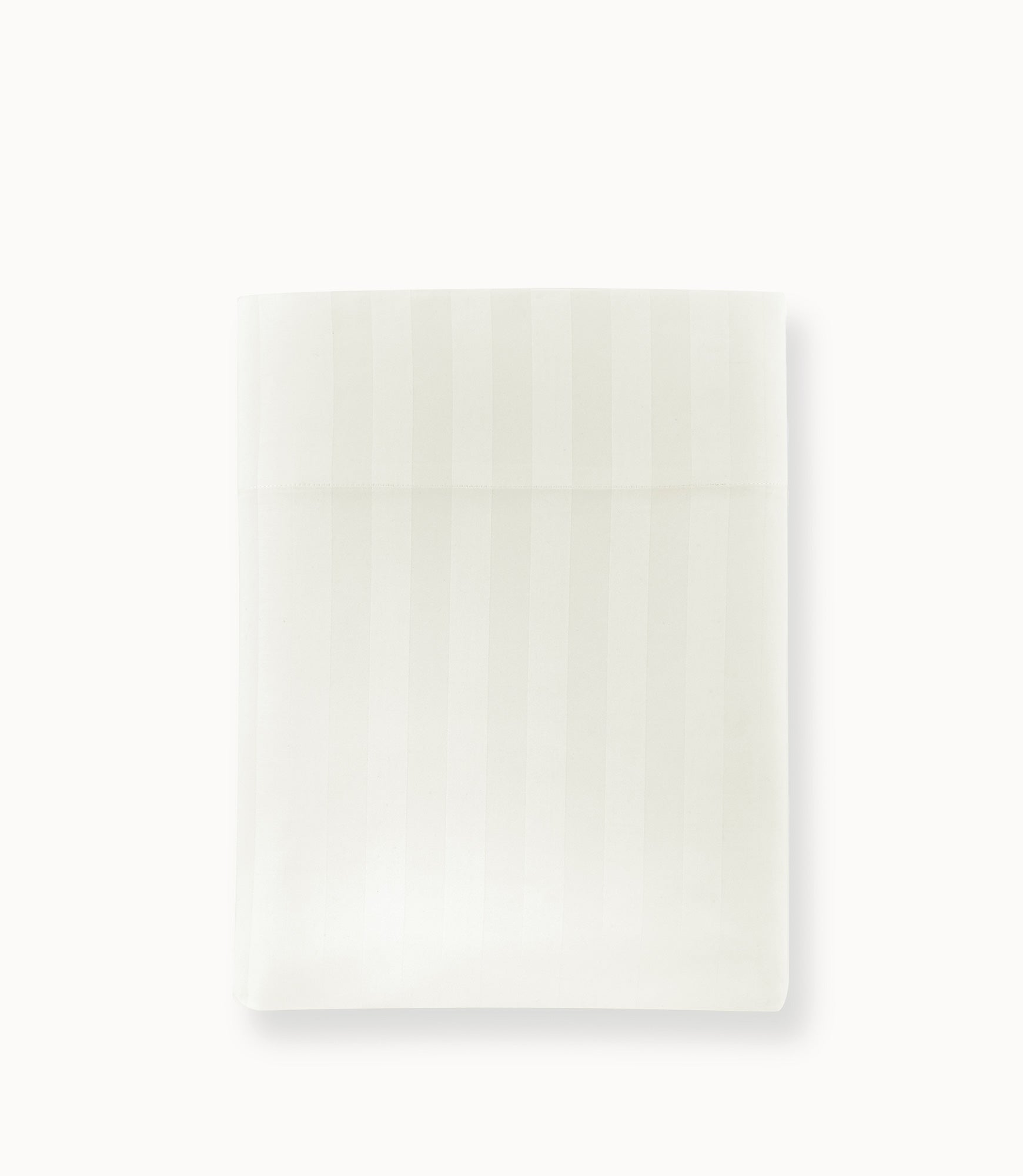 Soprano Stripe Sateen Flat Sheet Ivory