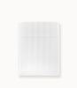 Soprano Stripe Sateen Flat Sheet White