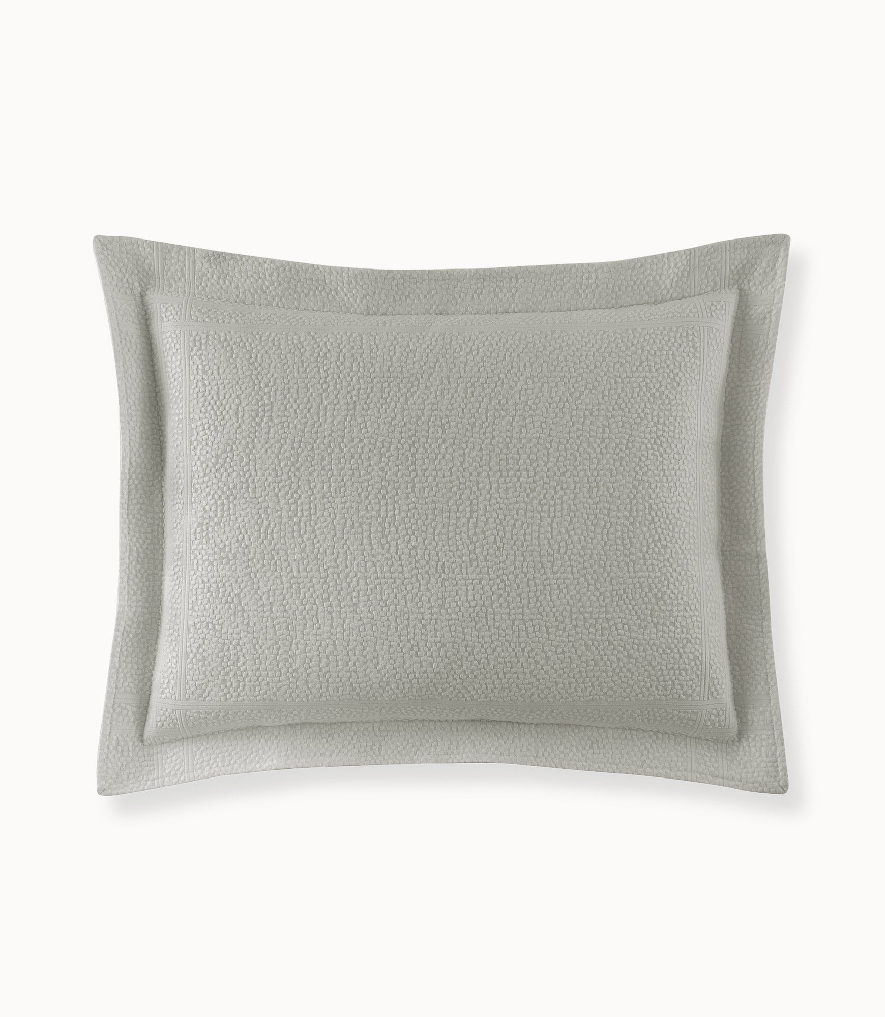 Peacock Alley Montauk Sham in Platinum