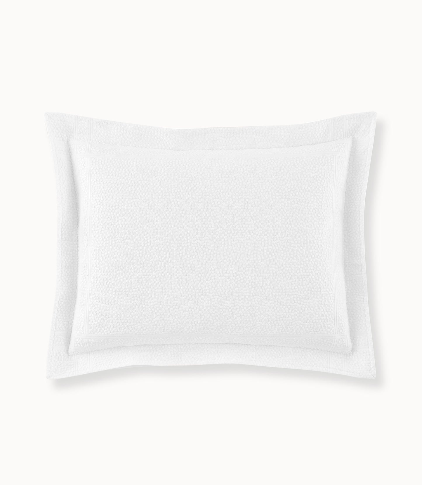 Peacock Alley Montauk Sham in White