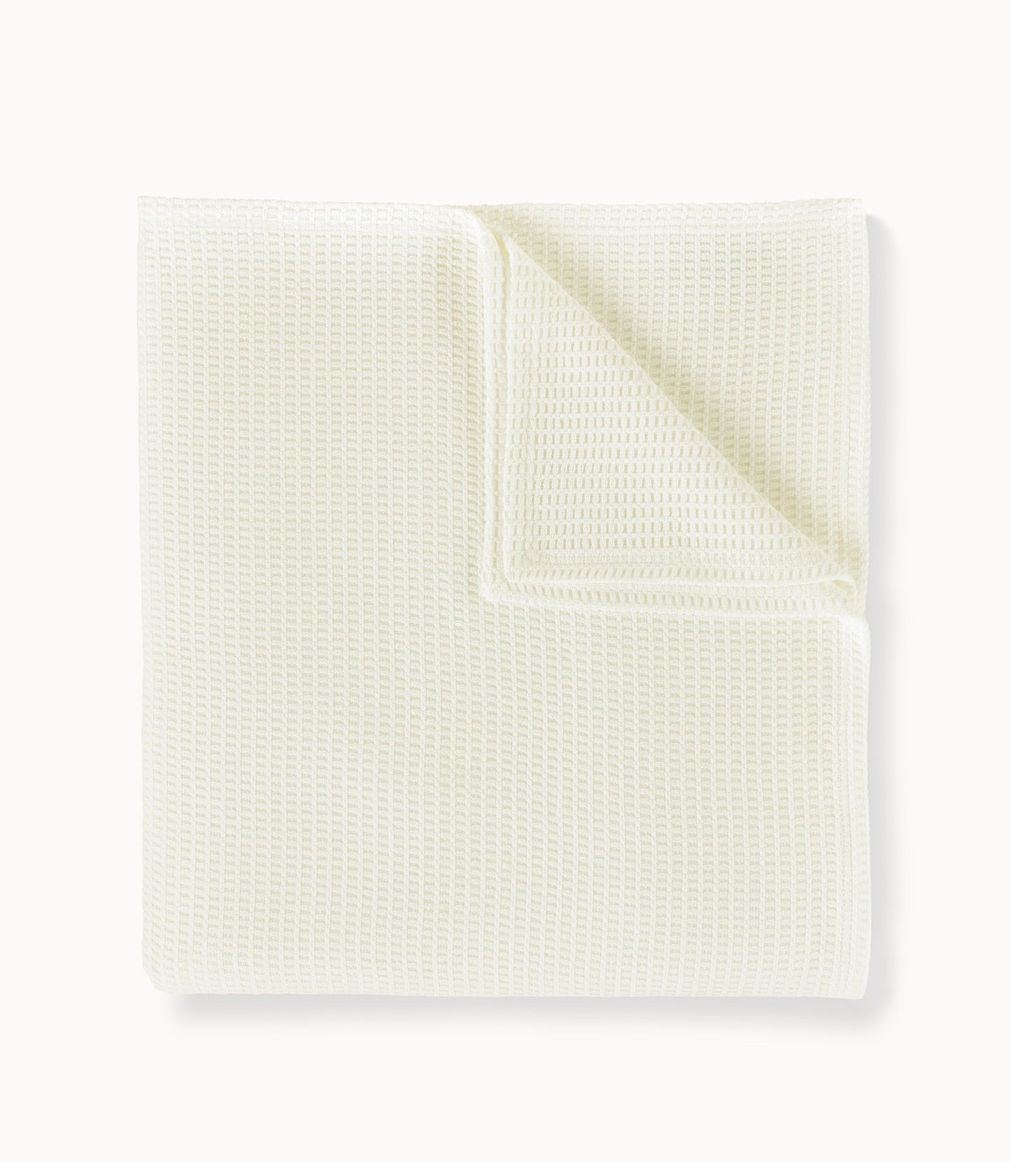 Riviera Waffle Weave Blanket Pearl