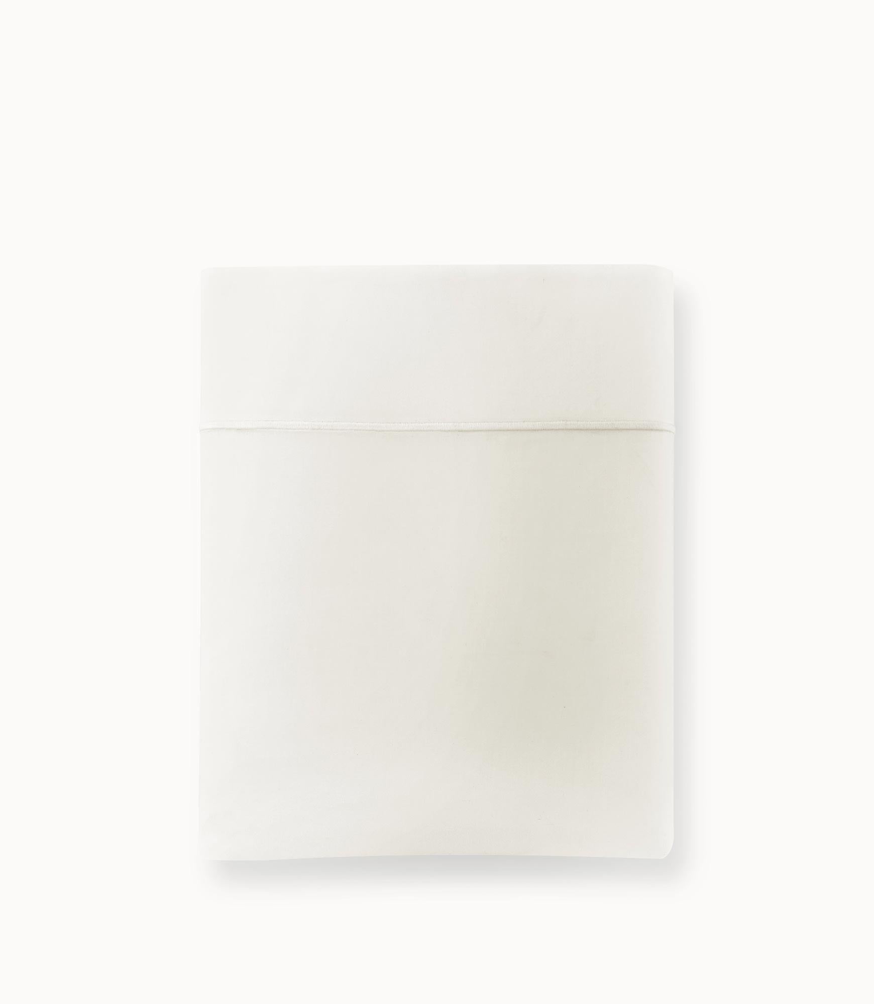 Soprano Sateen Flat Sheet Ivory