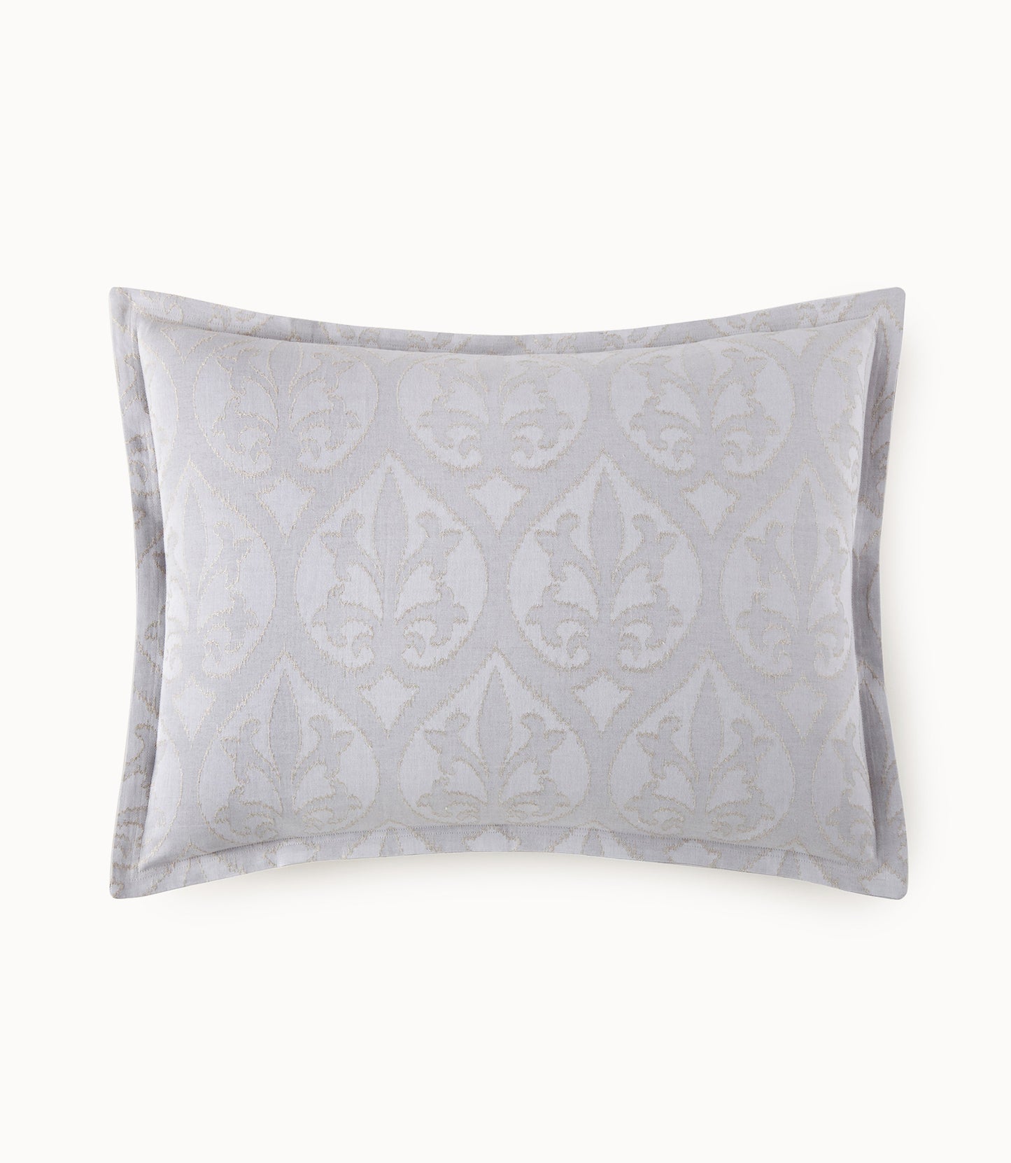 Pousada Standard Sham Gray White background