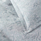 Ravenna Jacquard Sham corner detail Blue