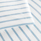 Products Ribbon Stripe Percale Sheet Set Denim Detail