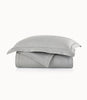 Rio Satin Stitch Coverlet Pewter