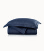 Rio Satin Stitch Coverlet Navy