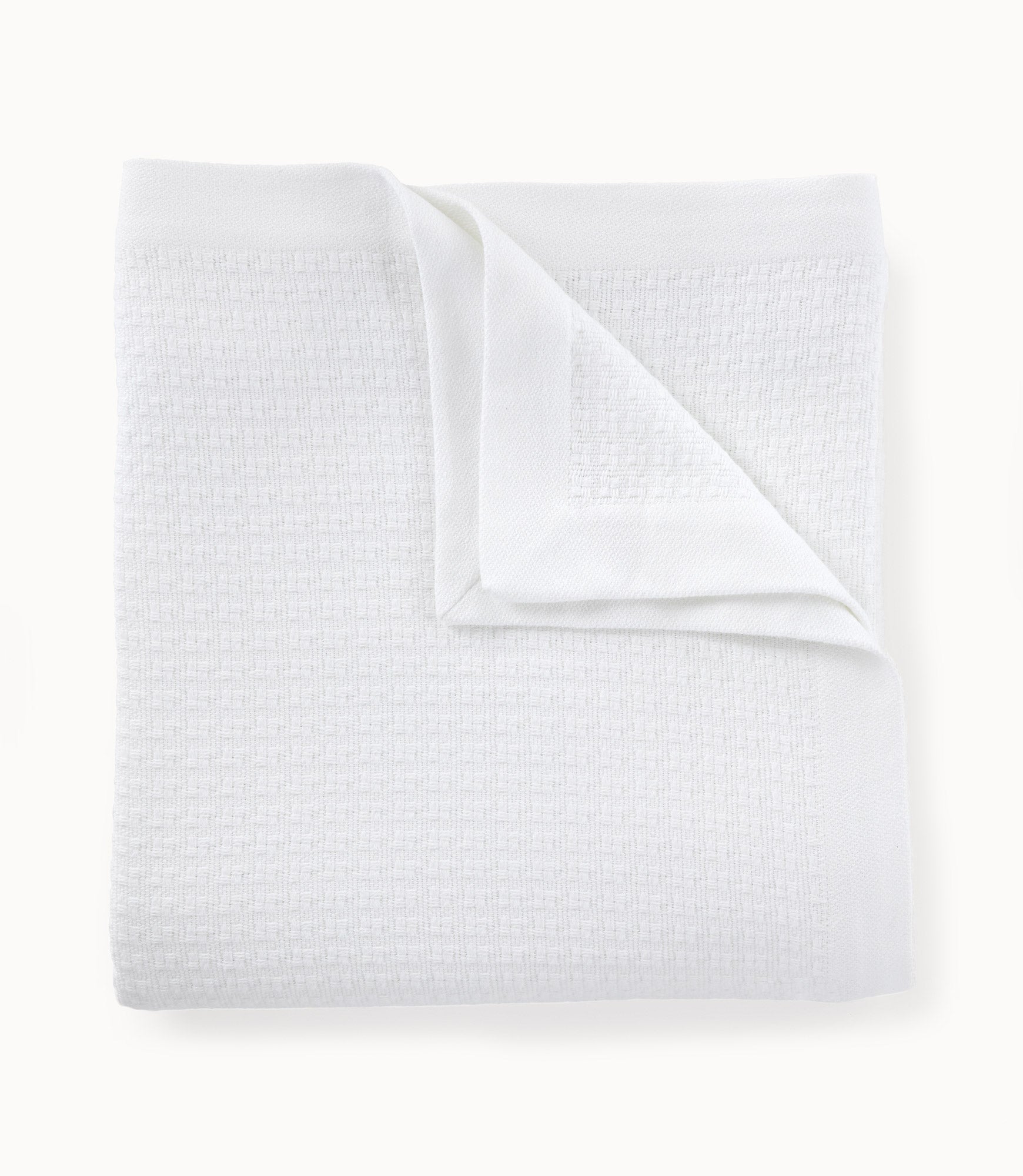 Newport Cotton Blanket White