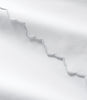 Urban Scallop Cotton Sateen Sheet Set Fog Detail