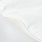 Silk Filled Duvet White edge detail