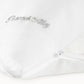 Silk Pillow Enhancer White zipper detail