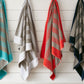 Soleil Stripe Beach Towels Hanging Multiple Colors