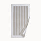 Soleil Stripe Beach Towel White