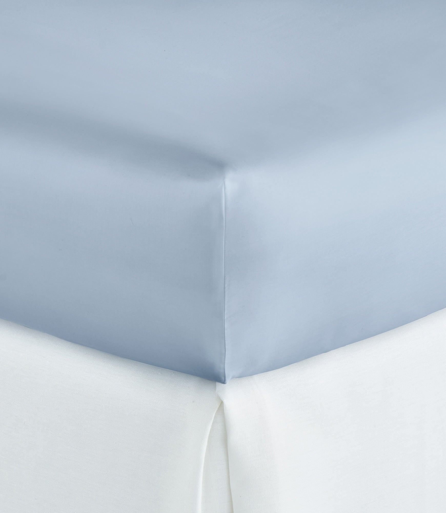 Soprano Sateen Fitted Sheet Blue