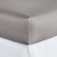 Soprano Sateen Fitted Sheet Pewter