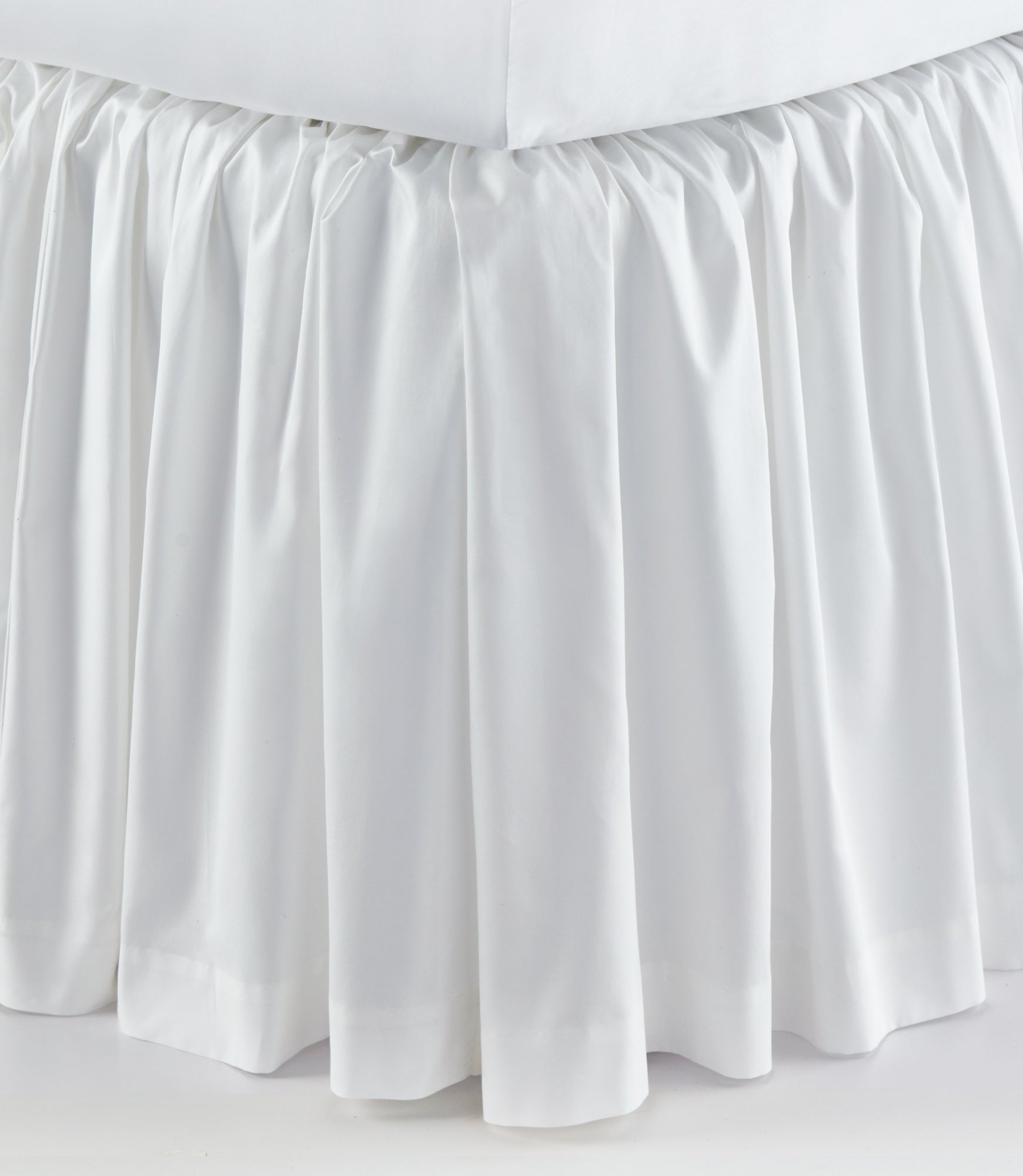 Soprano Ruffled Bed Skirt White
