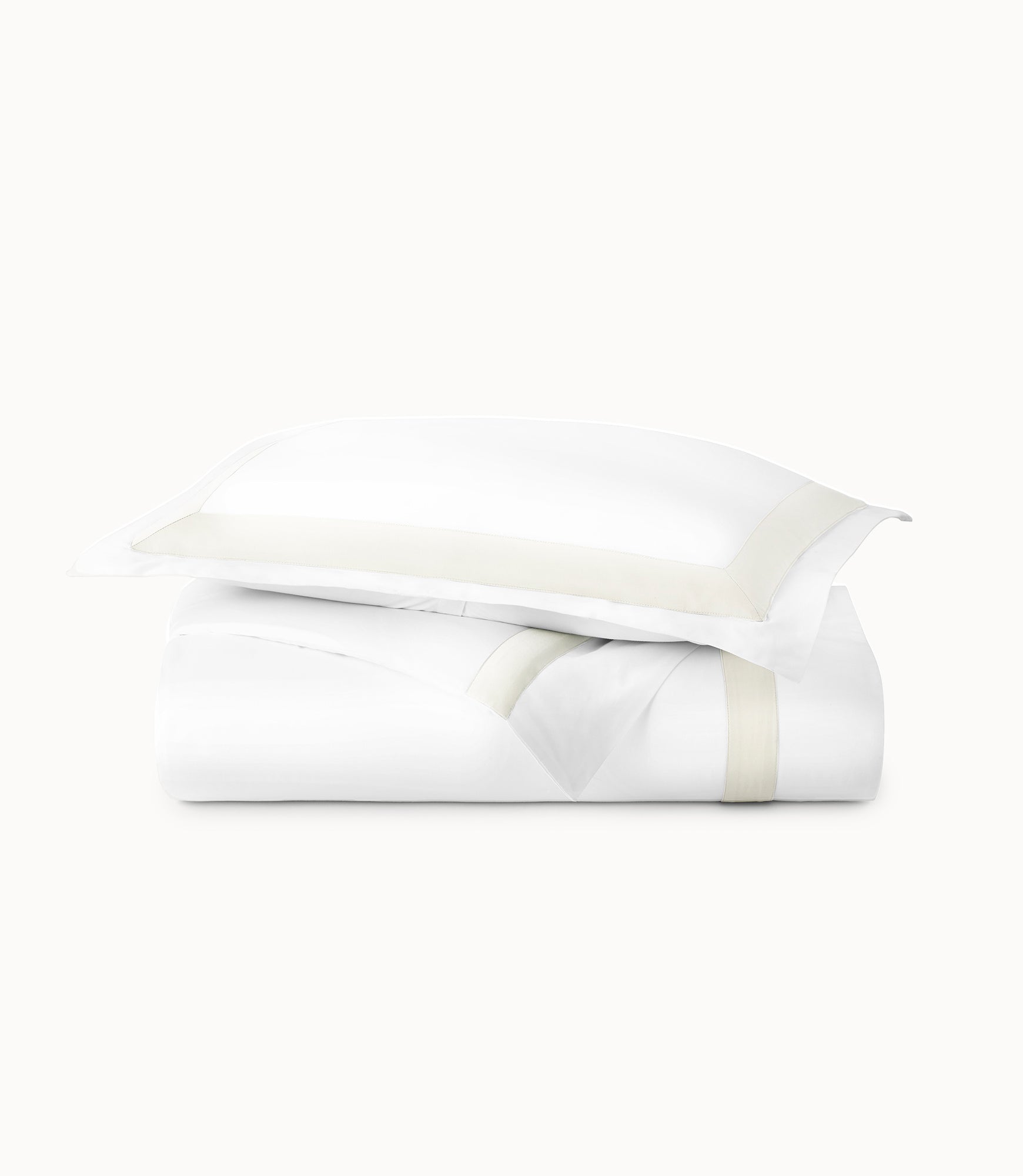 Soprano Trim Duvet & Sham in Ivory