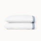 Soprano Trim Sateen Pillowcases Blue