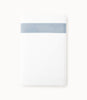 Soprano Trim Sateen Flat Sheet Blue