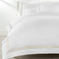 Soprano Trim Sateen Duvet Cover Platinum