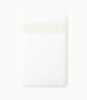 Soprano Trim Sateen Flat Sheet Ivory
