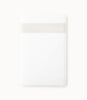 Soprano Trim Sateen Flat Sheet Platinum