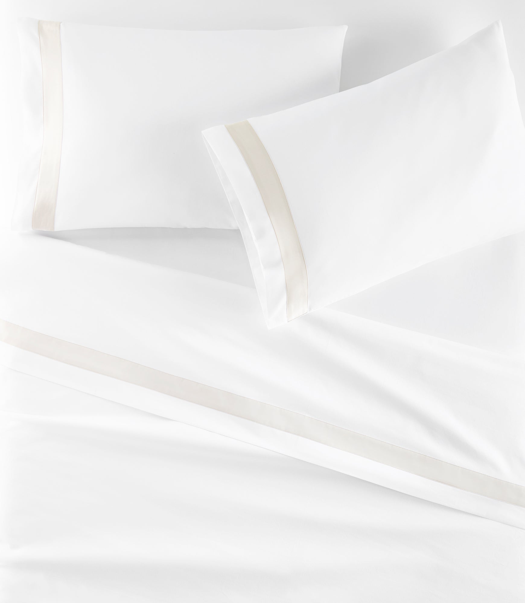 Soprano Trim Sateen Sheet Set Platinum