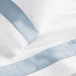 Soprano Trim Sateen Sheet Set Blue Detail