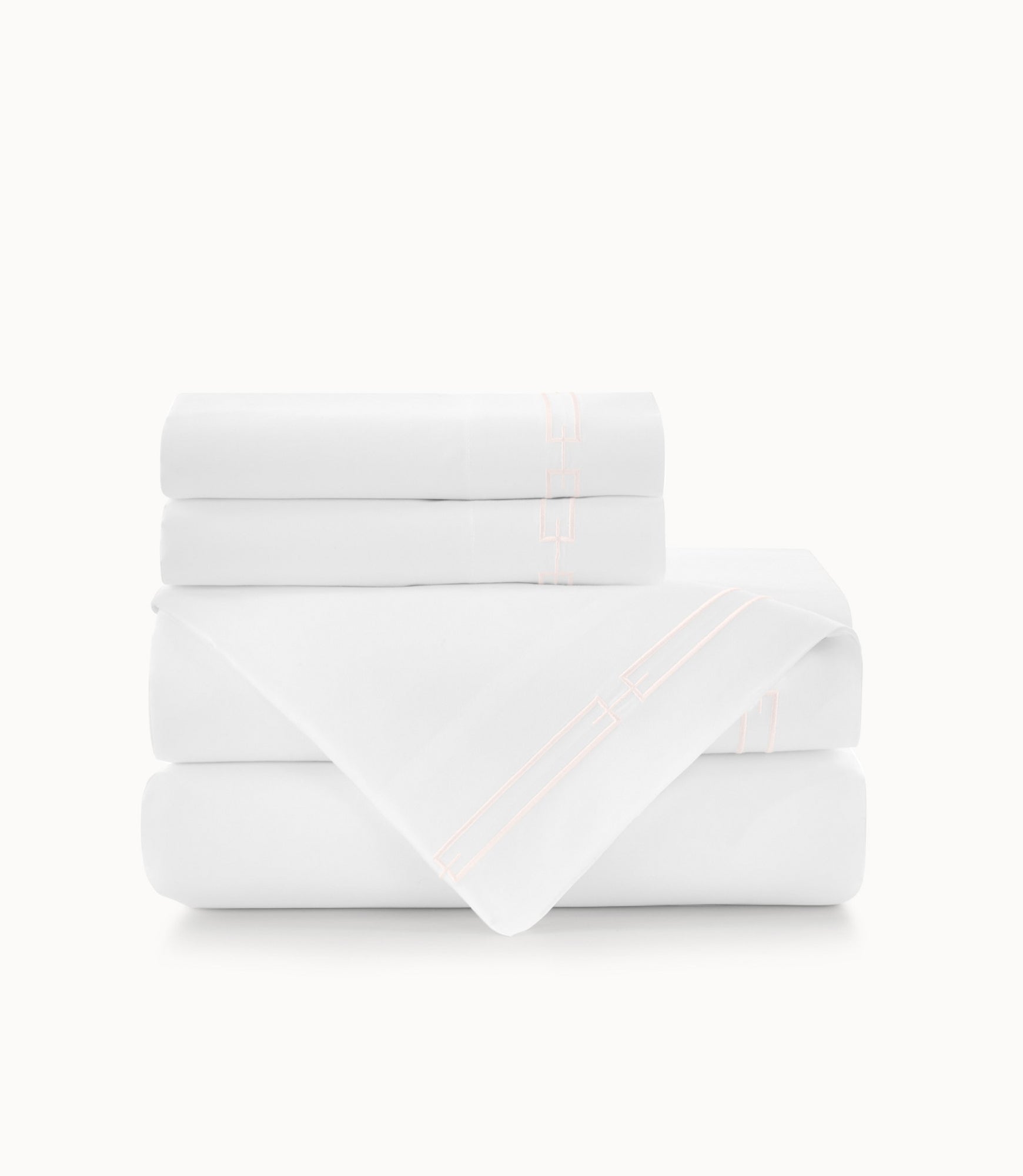 Stanza Sateen Sheet Set  Blush