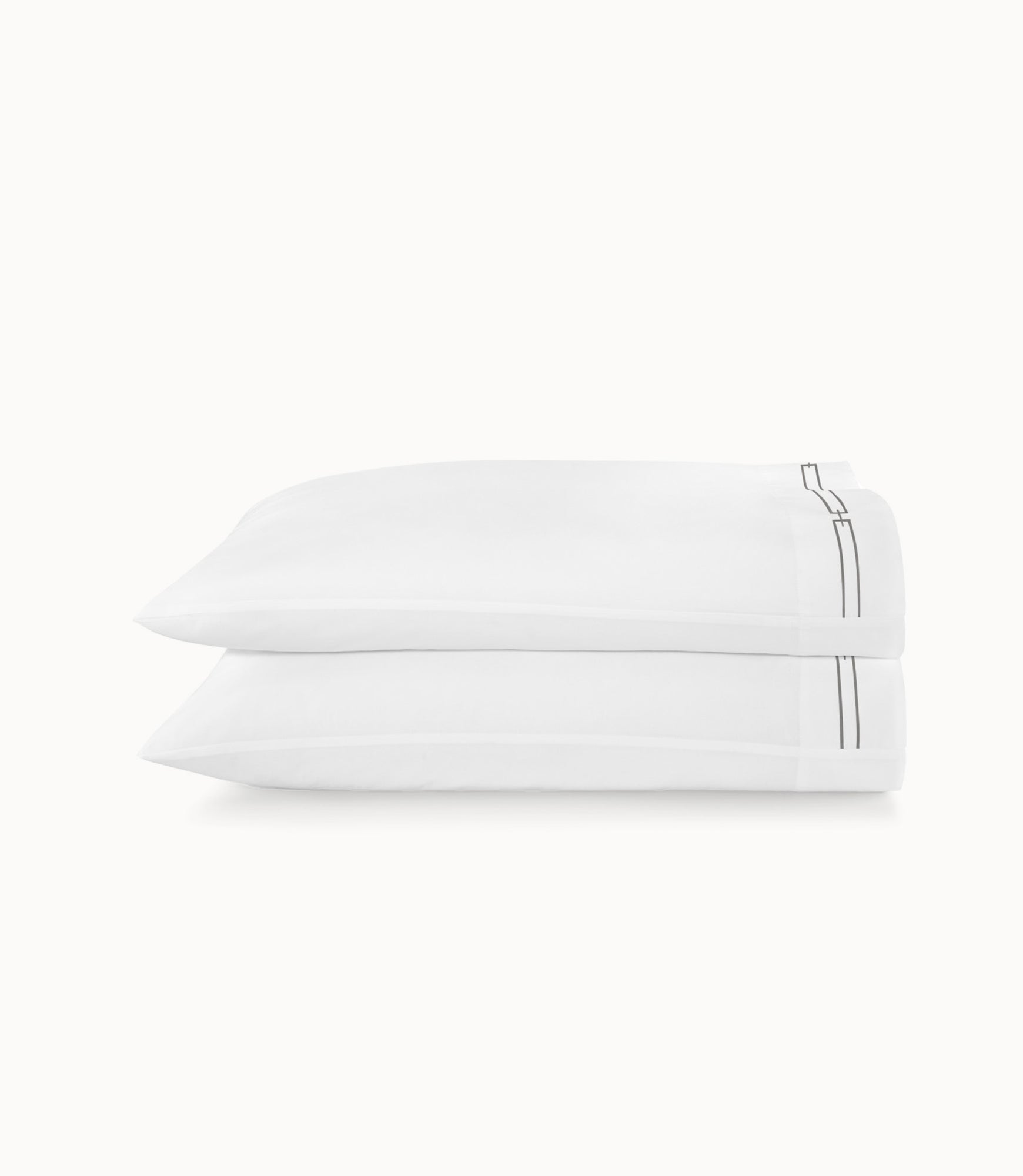 Stanza Sateen Pillowcases Graphite