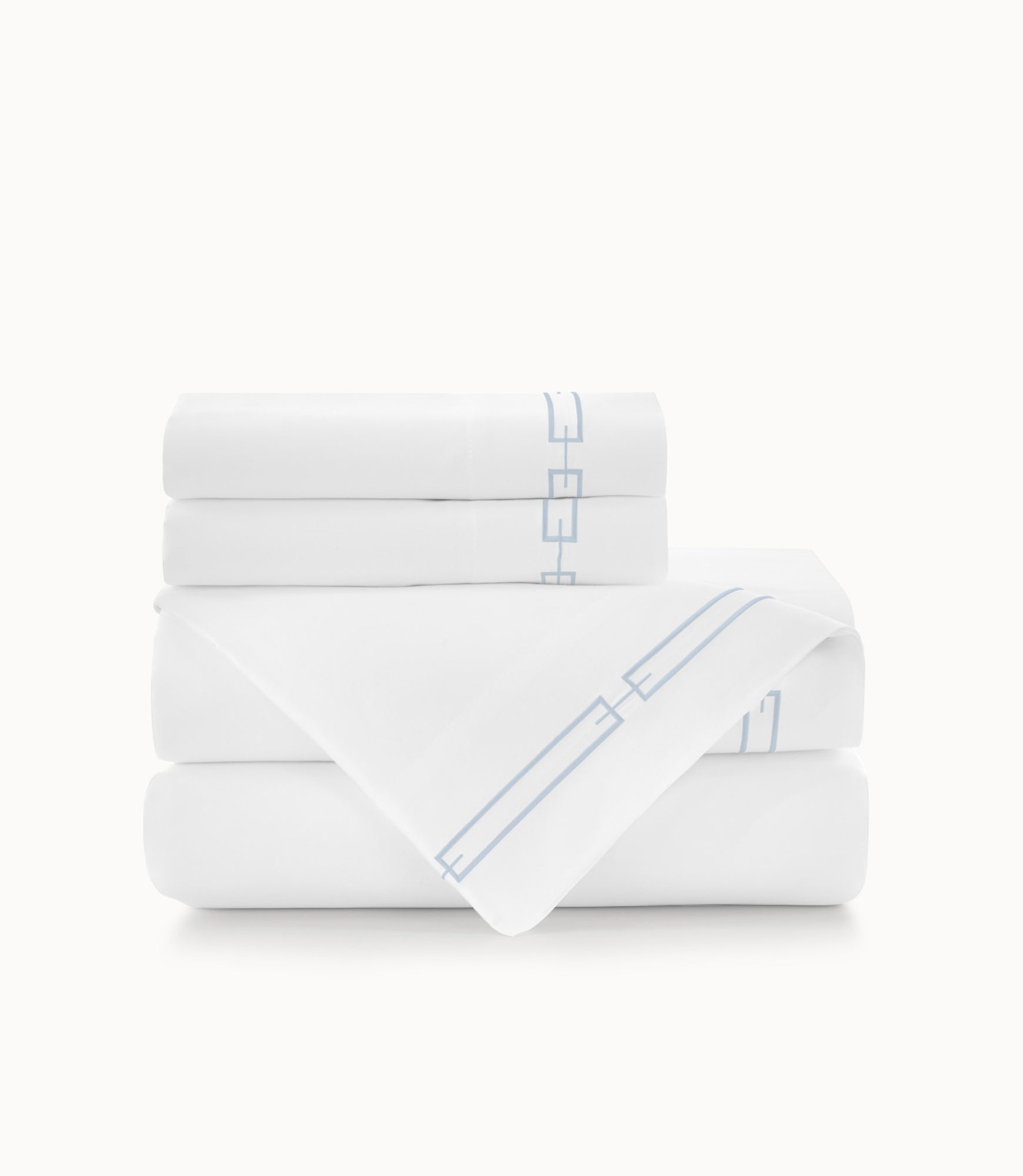 Stanza Sateen Sheet Set Sky