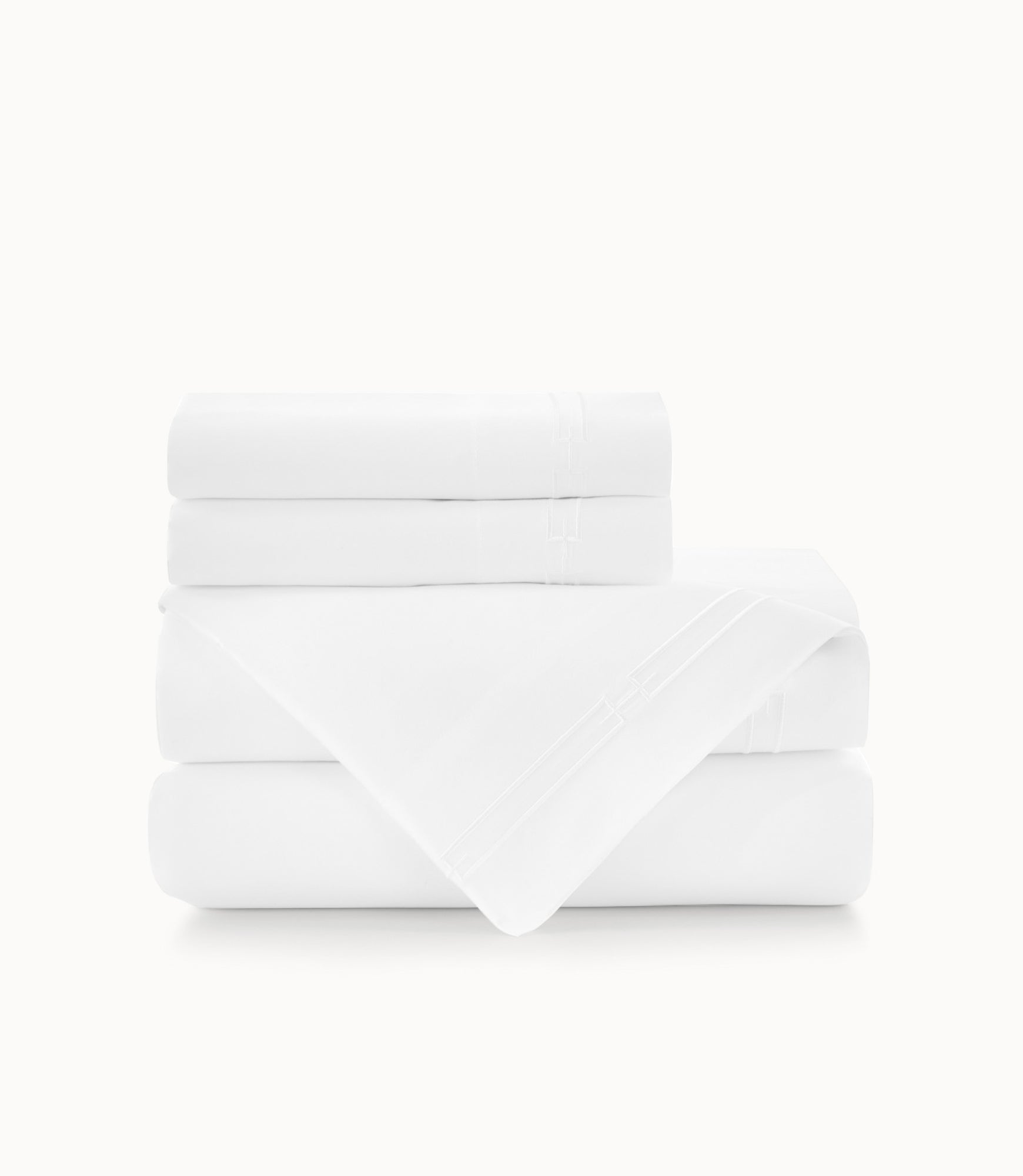 Stanza Sateen Sheet Set White