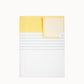 Talha Turkish Beach Towel Lemon