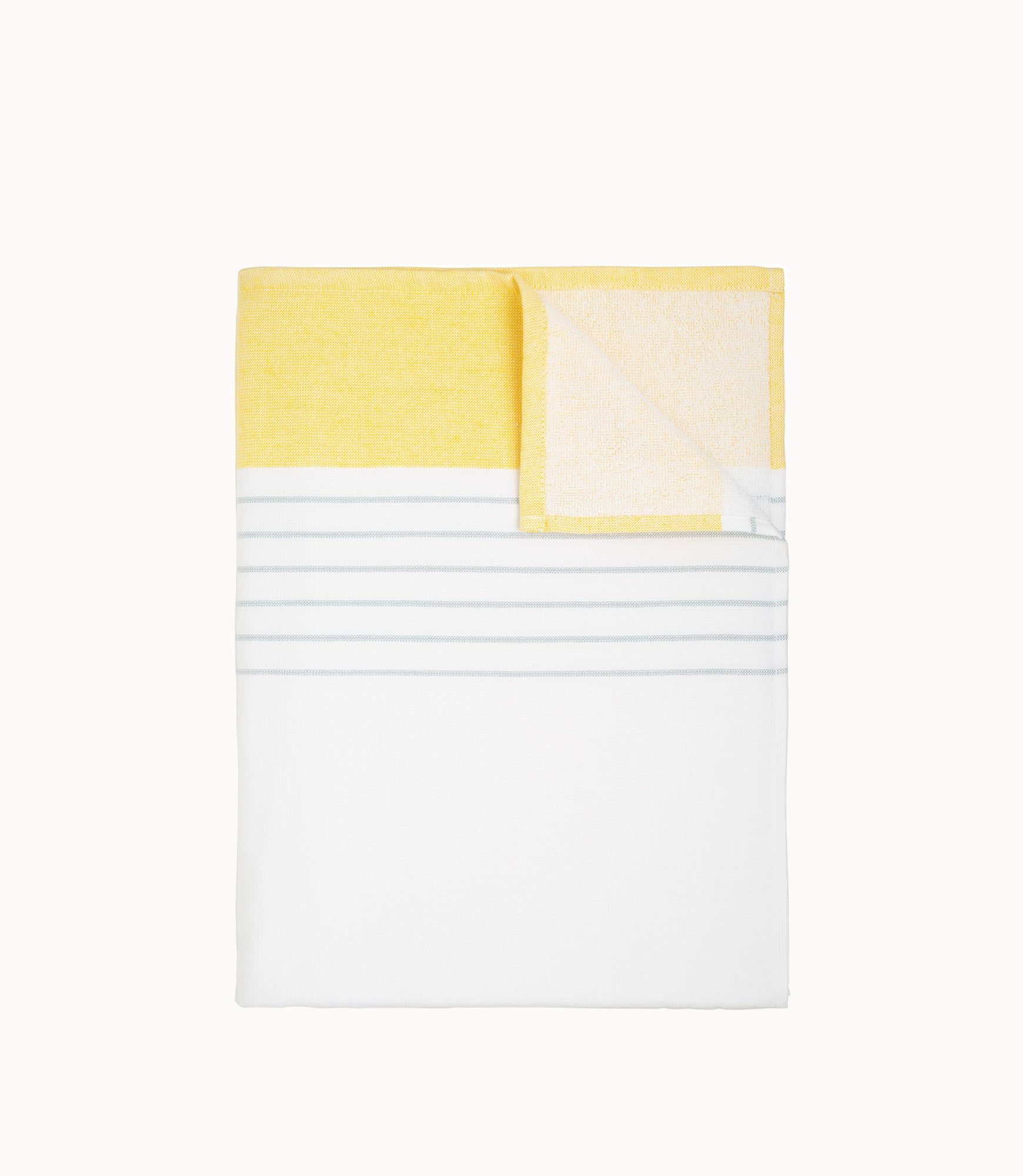 Talha Turkish Beach Towel Lemon