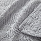 Textured Blanket Fog folded