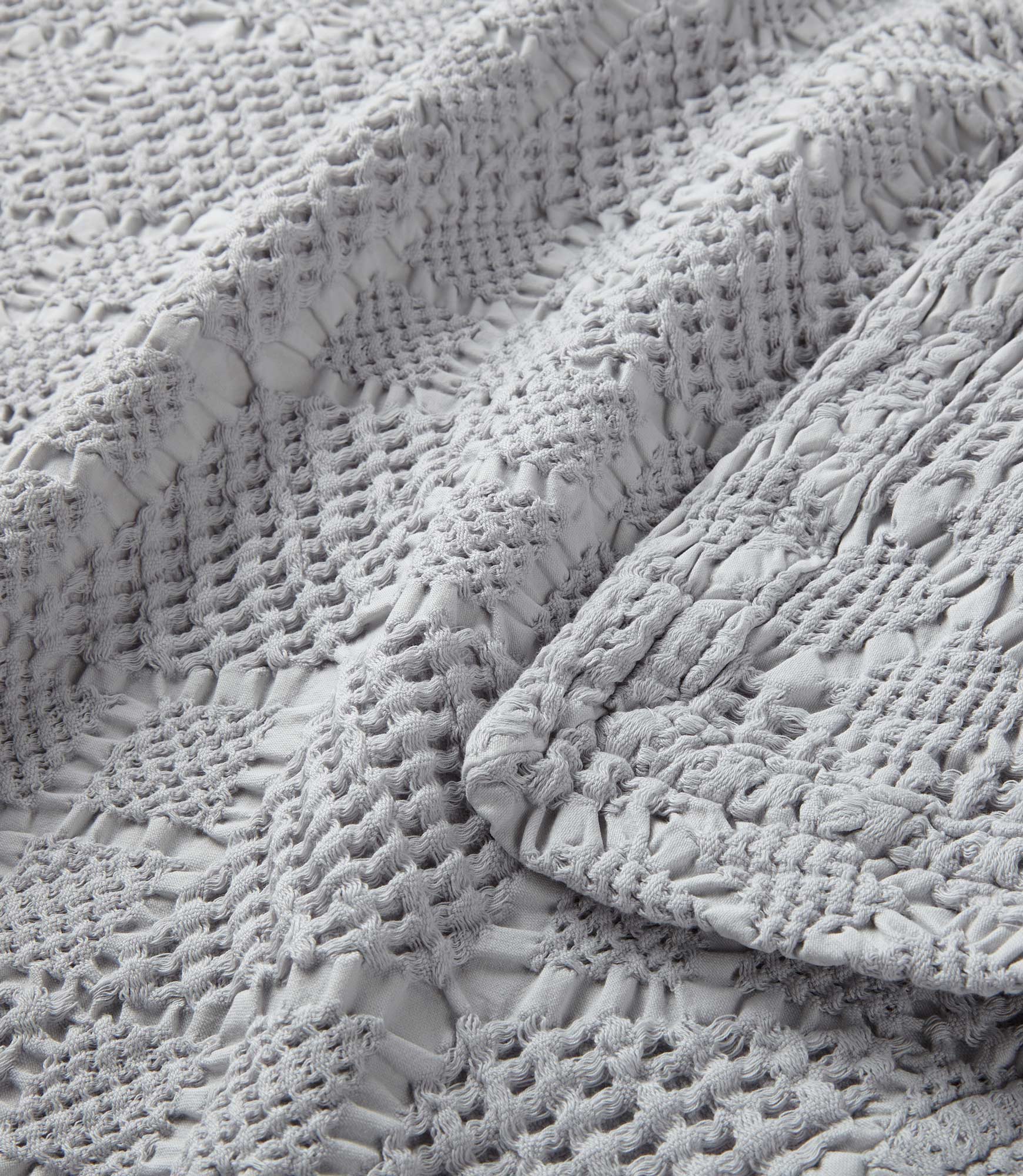 Textured Blanket Fog folded