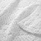 Textured Blanket White folded