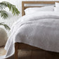 Textured Blanket Fog on bed